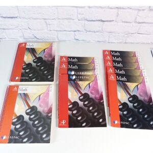 Alpha Omega LIFEPAC 1st Math Grade 1 Homeschool Curriculum Teacher Guides READ